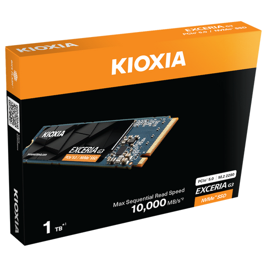 Kioxia Exceria G3 1TB M.2 2280 PCIe Gen5 x4 NVMe Internal Solid State Drive | LVC10Z001TG8