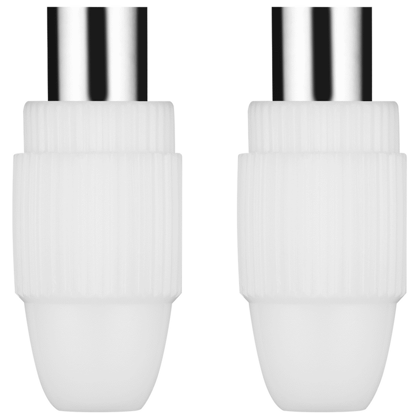 Volkano 1x Male 1x Female Coax Plugs | VK-4406-BK