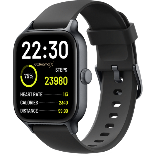 VolkanoX Kronis Series GPS Smartwatch - Black | VKX-5025-BK