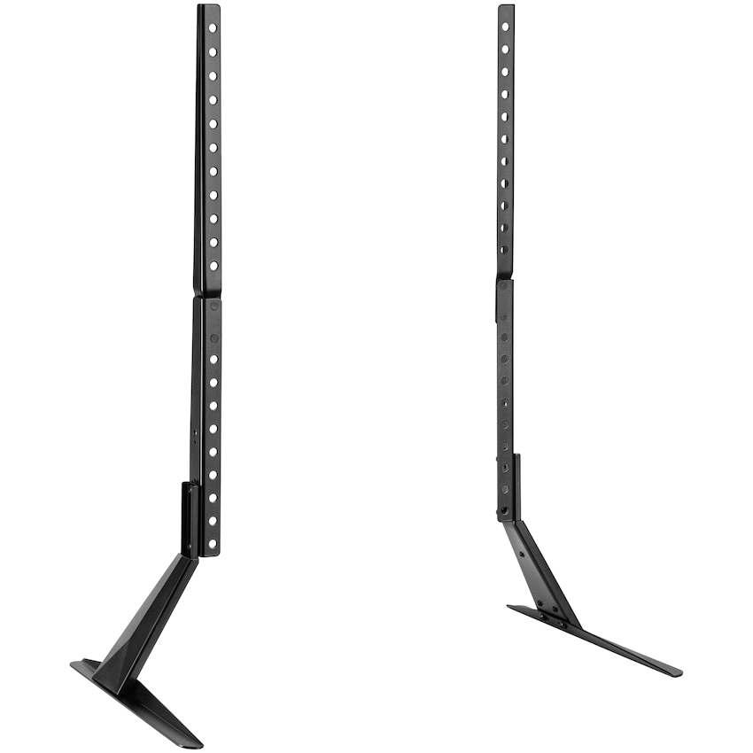 Volkano Steel series Universal Tabletop TV stand for 23" - 75" TVs. | VK-4034-BK