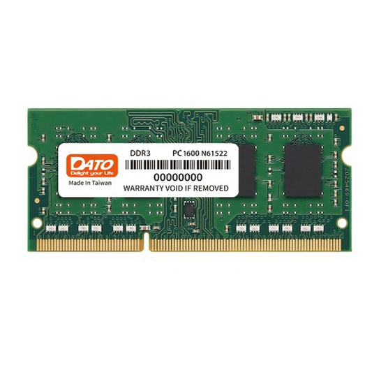 Dato 4GB DDR3L 1600MHz PC3L-12800 SO-DIMM Laptop Memory Module | DATO-DDR3-4GB-L1600