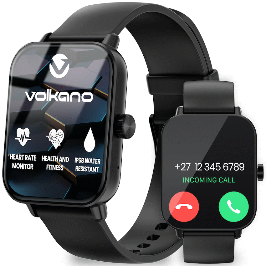 Volkano Chroma Series Smartwatch with Black Strap | VK-5088-BK