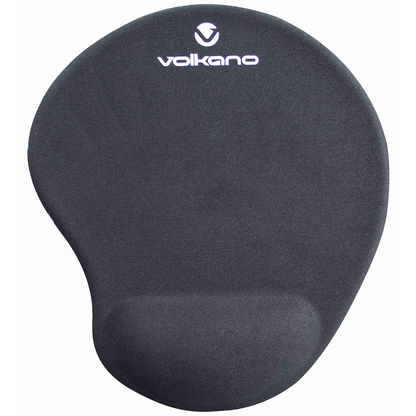 Volkano Comfort Series Gel Wristguard Mousepad - Black | VK-20009-BK