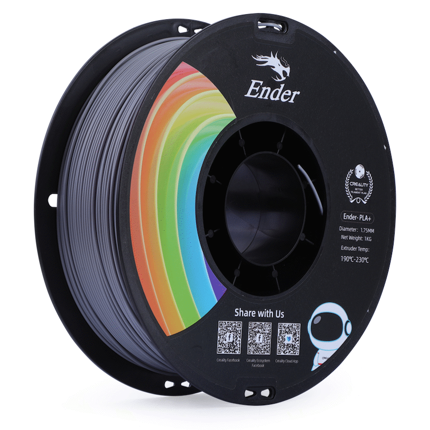 Creality 1.75mm Ender-PLA+ Filament - Grey 1Kg | 3301010308