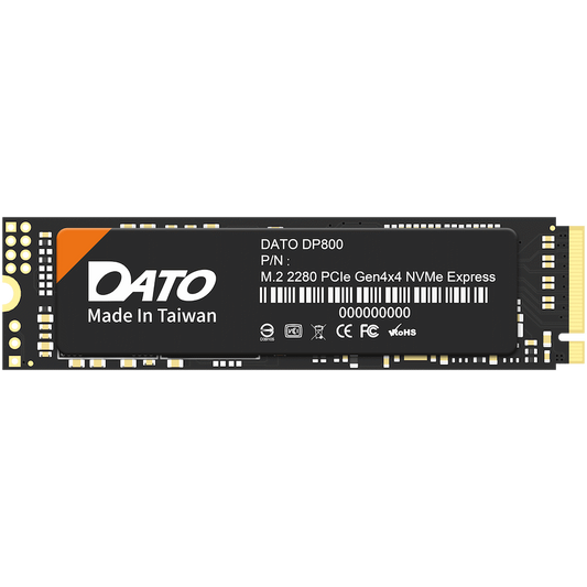 Dato DP800 512GB M.2 2280 PCIe Gen4 x4 NVMe Internal Solid State Drive | DATO-DP800-SSD-512GB