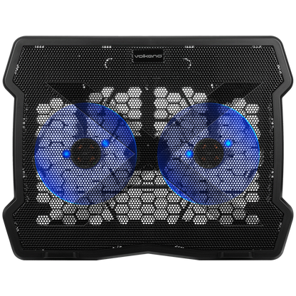 Volkano Polar Series 15" Dual Fan Notebook Cooling Stand | VK-20291-BK