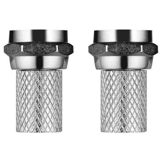 Volkano F Connectors (2 Pcs) | VK-4403-BK