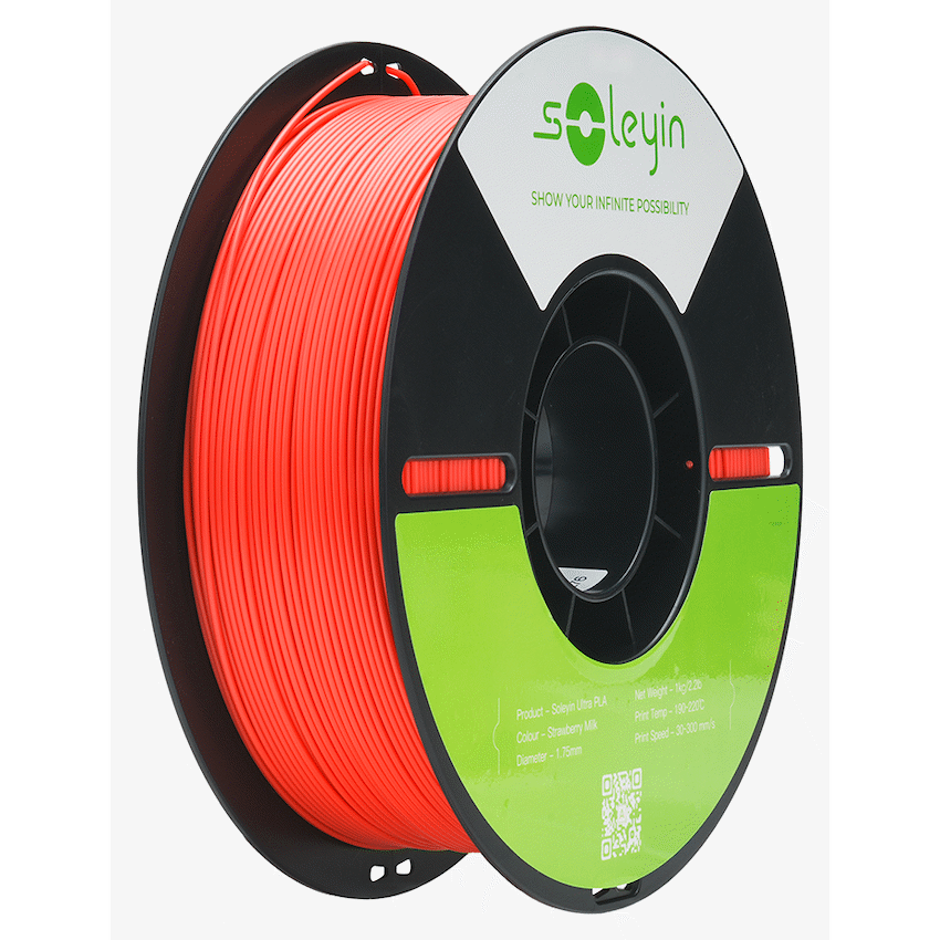 Creality 1.75mm Soleyin Ultra PLA Filament - Strawberry Milk 1Kg | 3301010510