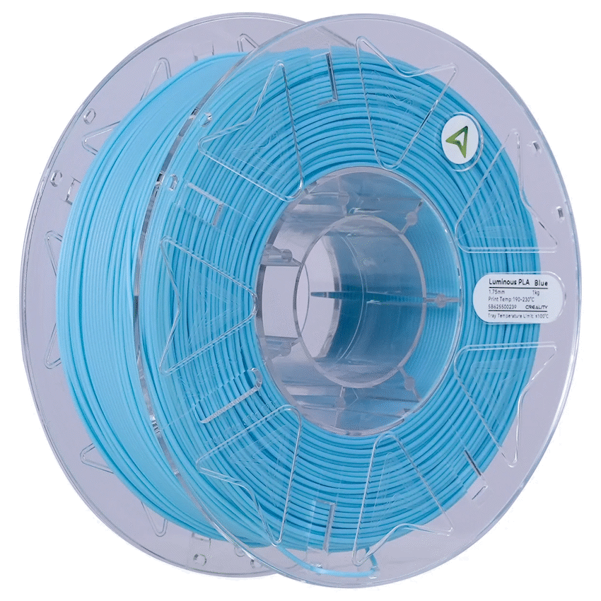 Creality 1.75mm Hyper Series Luminous PLA Filament - Blue 1Kg | 3301010540