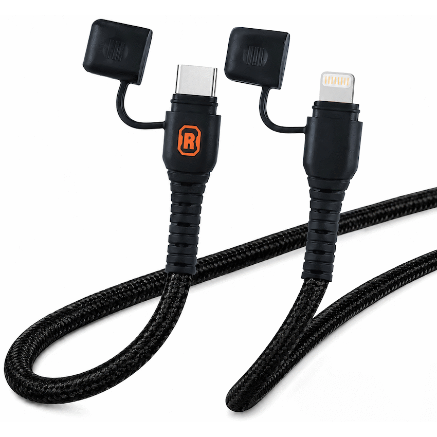 Rugged by Volkano Waterproof and Dustproof Type-C to MFI Lightning Cable - 1.2m | VK-4100-CL1