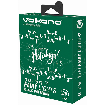 Volkano Twinkle Holiday Series Fairy Light 3m/10ft 30 LEDs - Christmas | VK-50009-CHM