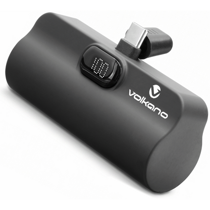 Volkano Relief Pro Power Bank - 5000mAh Type-C Direct Plug-In | VK-9027-BK[V2]