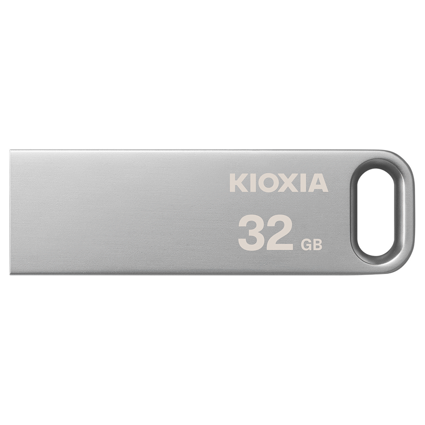 Kioxia TransMemory U366 32GB USB 3.2 Gen 1 Metal Type-A Flash Drive (Silver) | LU366S032GG4