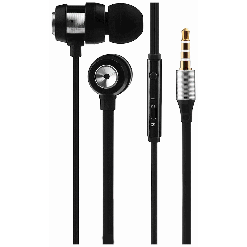 Volkano Alloy Series Metal Earphone - Silver | VK-1007-SL[V1]