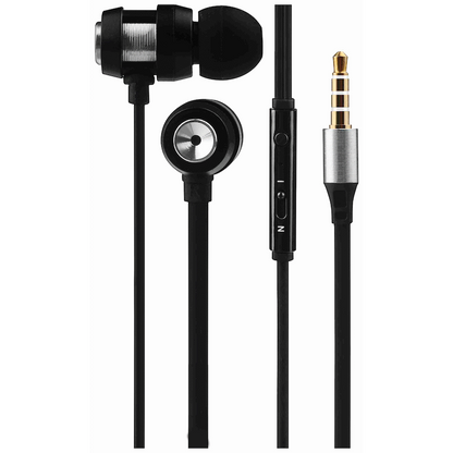 Volkano Alloy Series Metal Earphone - Silver | VK-1007-SL[V1]
