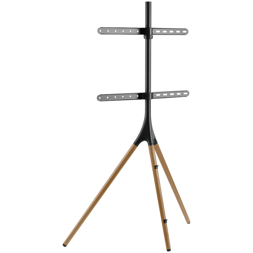 Volkano Steel series Fixed Easel TV Stand 45" - 65" TVs | VK-4042-BK