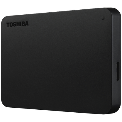 Toshiba Canvio Basics 1TB 2.5" Portable External Hard Drive USB 3.2 Gen 1 (Black) | HDTB510EK3AA