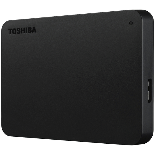 Toshiba Canvio Basics 1TB 2.5" Portable External Hard Drive USB 3.2 Gen 1 (Black) | HDTB510EK3AA