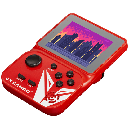 VX Gaming Nostalgia Series Handheld Retro Game Station with 4gb Micro SD - Red | VX-161-RD