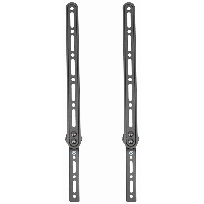 Volkano Steel Series Soundbar and Speaker TV Bracket - Black | VK-4014-BK