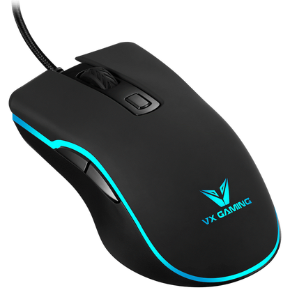 VX Gaming Hypnos Series Gaming Mouse with Rainbow Lighting | VX-210-BK