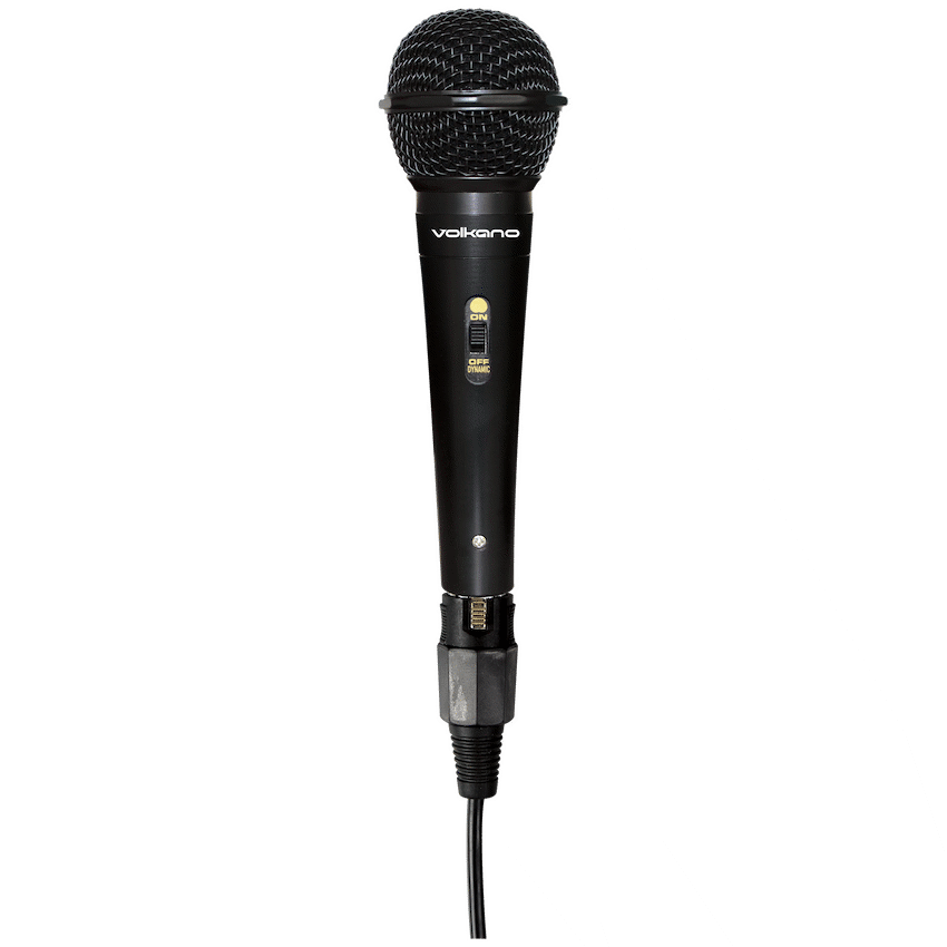 Volkano Ace Series Metal Wired Dynamic Vocal Microphone - Black | VK-30011-BK