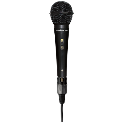Volkano Ace Series Metal Wired Dynamic Vocal Microphone - Black | VK-30011-BK