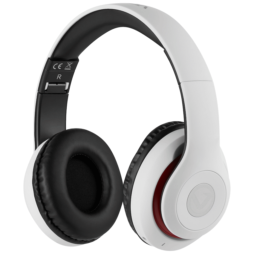Volkano Impulse Series Bluetooth Headphones - White | VB-VH102-WT
