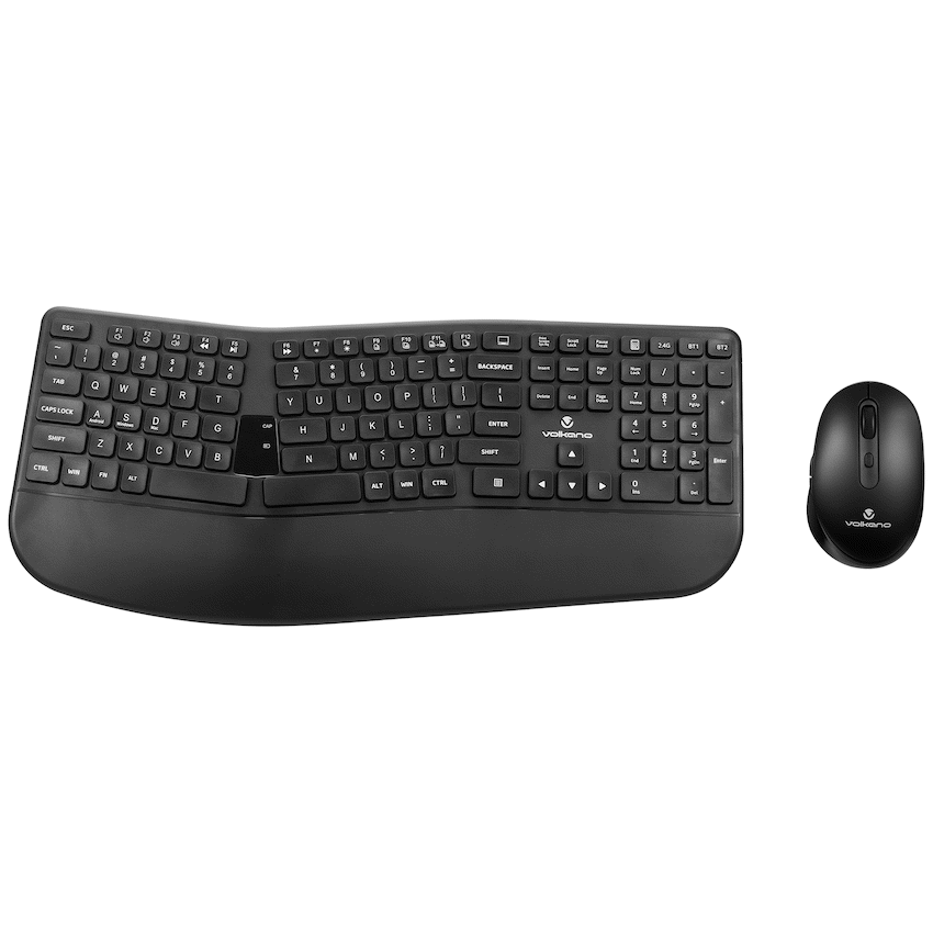 Volkano Vulcan Series Bluetooth Wireless Keyboard and Mouse | VK-20302-BK