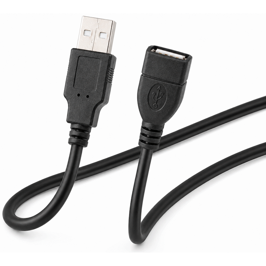 Volkano Extend Series USB Extension Cable - 2m - Black | VK-20017-BK