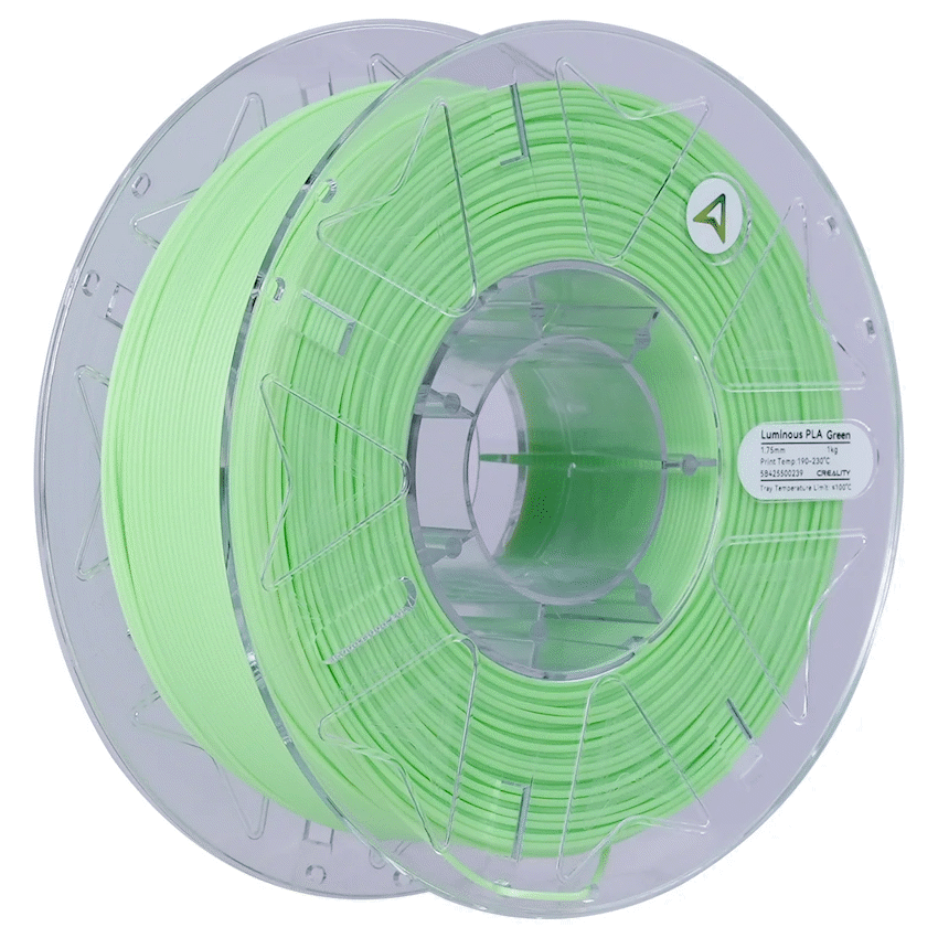 Creality 1.75mm Hyper Series Luminous PLA Filament - Green 1Kg | 3301010541