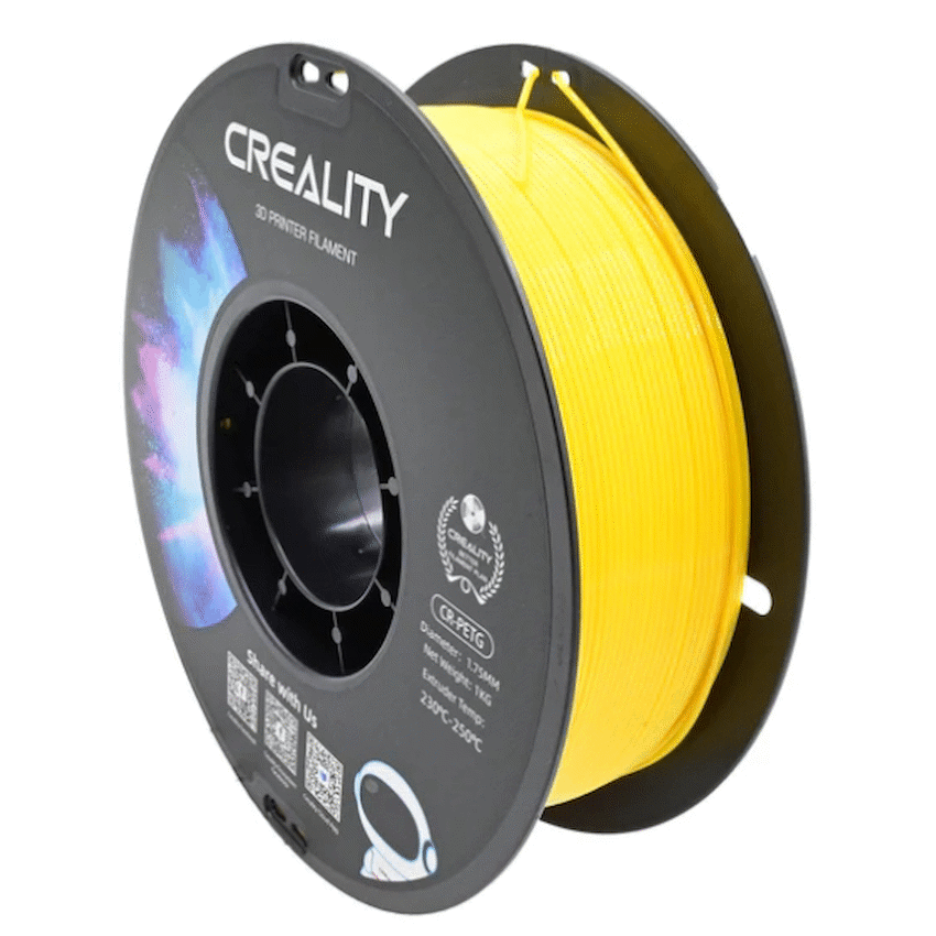Creality 1.75mm PETG Filament - Yellow 1Kg | 3301030033