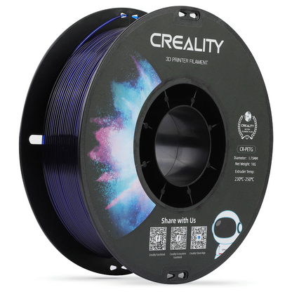 Creality 1.75mm PETG Filament - Transparent Blue 1Kg | 3301030036