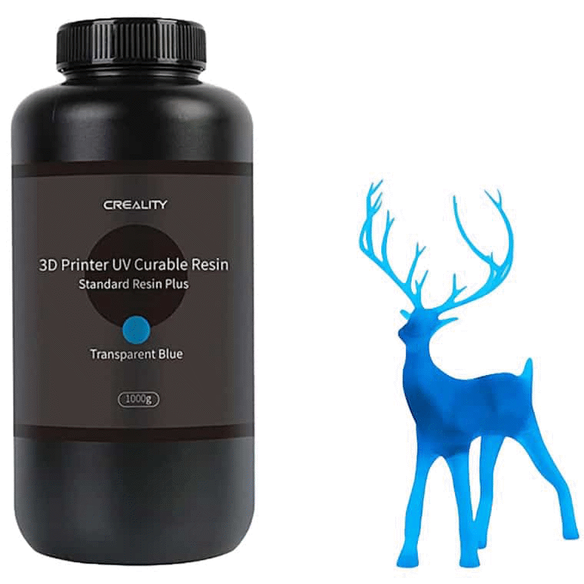 Creality LCD Standard Resin Plus - Blue Transparent 1Kg | 3302020087