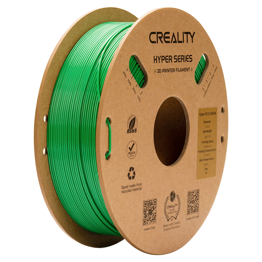 Creality 1.75mm Hyper Series PETG Filament - Green 1Kg | 3301030069