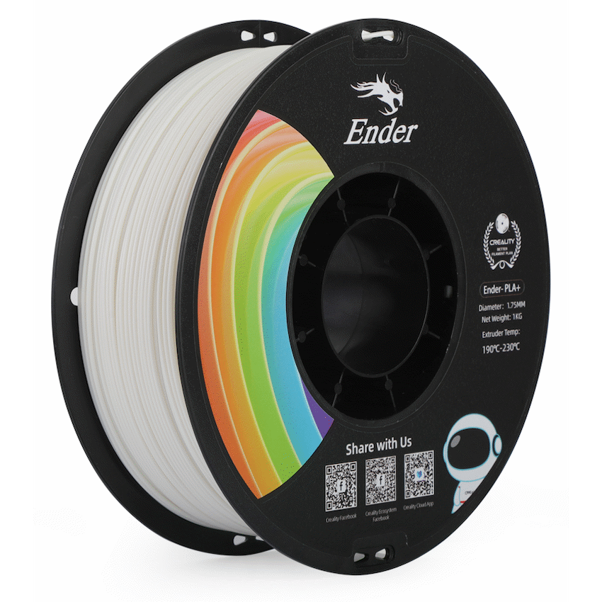 Creality 1.75mm Ender-PLA+ Filament - White 1Kg | 3301010305