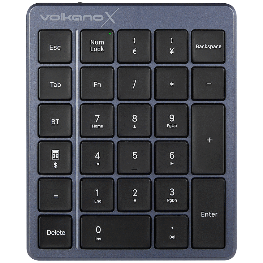 Volkano X Numeric Series Keypad With Scissor keys - Black | VKX-223-BK