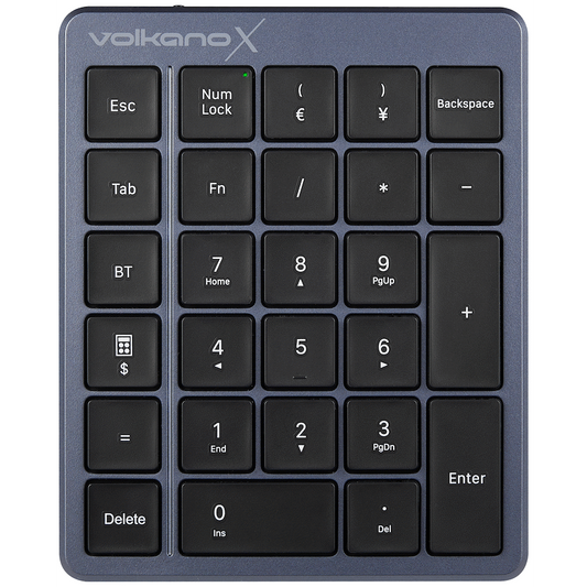 Volkano X Numeric Series Keypad With Scissor keys - Black | VKX-223-BK