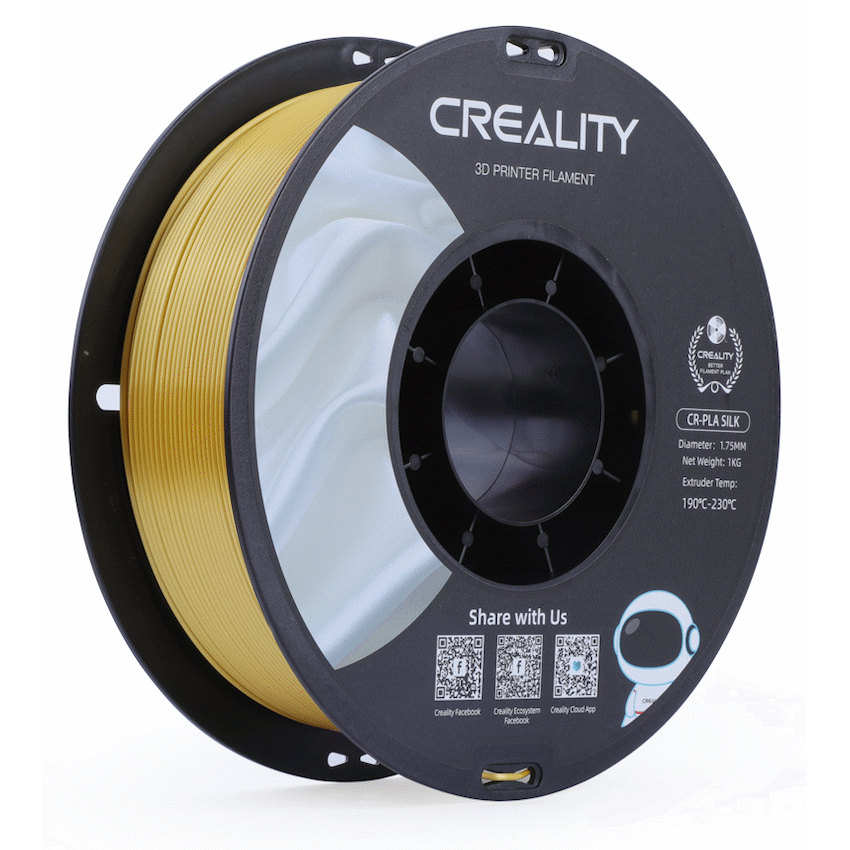 Creality 1.75mm PLA Silk Filament - Gold 1Kg | 3301120001
