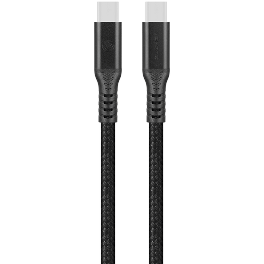 Volkano Weave Series USB C to USB C 240W 20Gbps 2m-black | VK-30239-BK