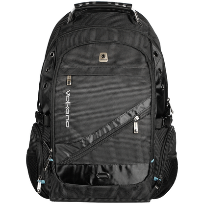 Volkano G-Unit Backpack - Black/Grey/Turquoise | VK-7027-BKGR