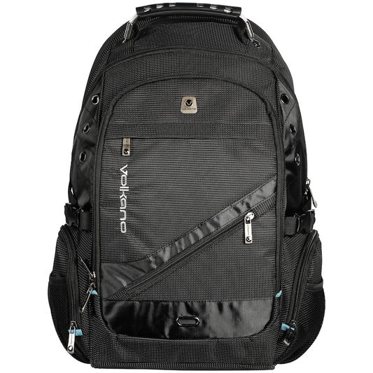 Volkano G-Unit Backpack - Black/Grey/Turquoise | VK-7027-BKGR