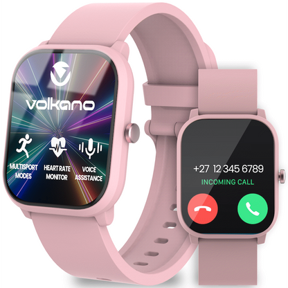 Volkano Vivo Series Kids Smart Watch - Pastel Pink | VK-5018-PK