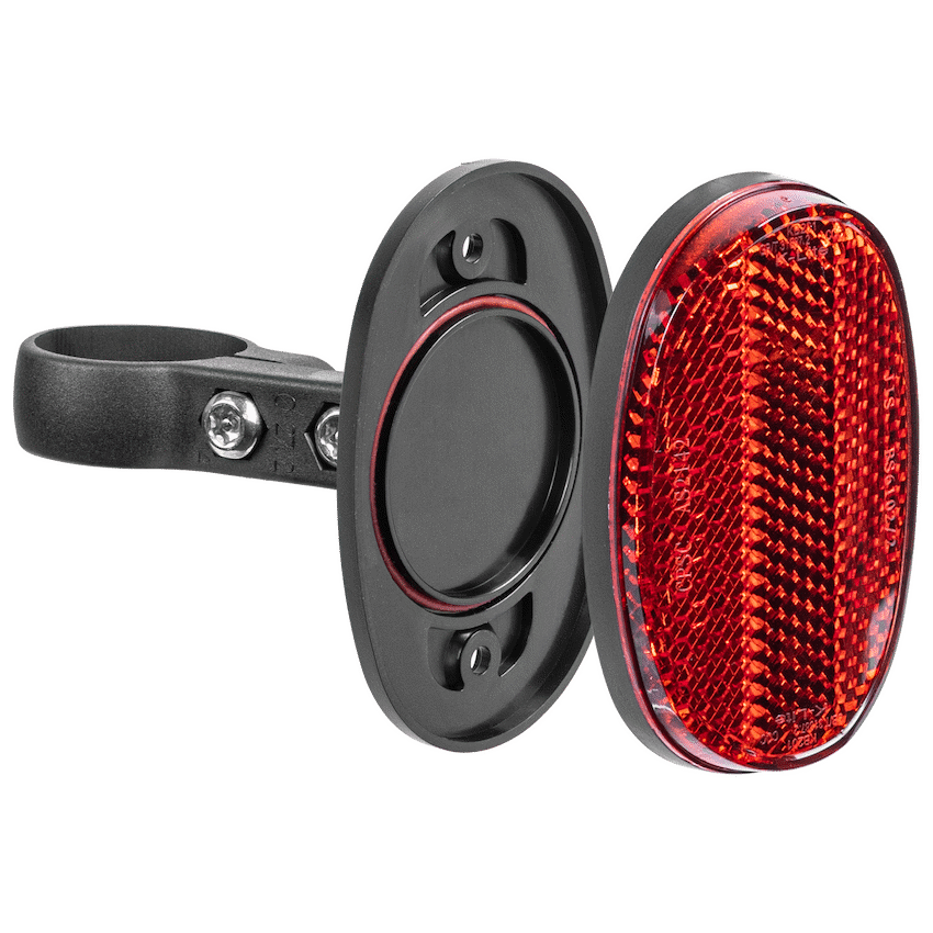 Volkano UrbanRide Series TagTrace Bicycle Reflector-Black | VK-5042-BK