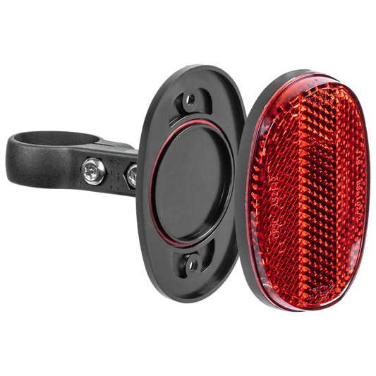Volkano UrbanRide Series TagTrace Bicycle Reflector-Black | VK-5042-BK