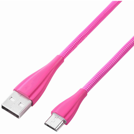 Volkano Fashion Series Micro USB Cable 1.8m - Lumo - Pink | VK-20060-LPK