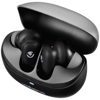 Volkano Sugar-Cube Active Noise Cancelling True Wireless Earphones - Black | VK-2222-BK