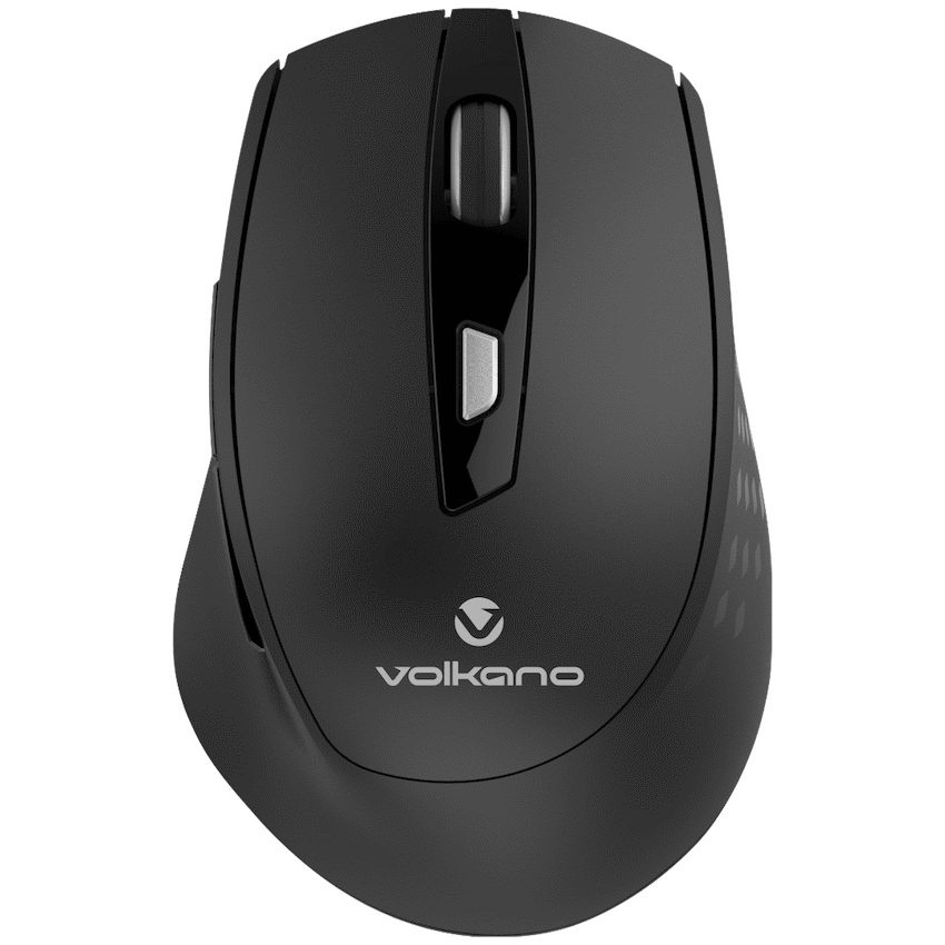 Volkano Chrome Series Wireless Mouse - Black | VK-20234-BK