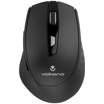 Volkano Chrome Series Wireless Mouse - Black | VK-20234-BK