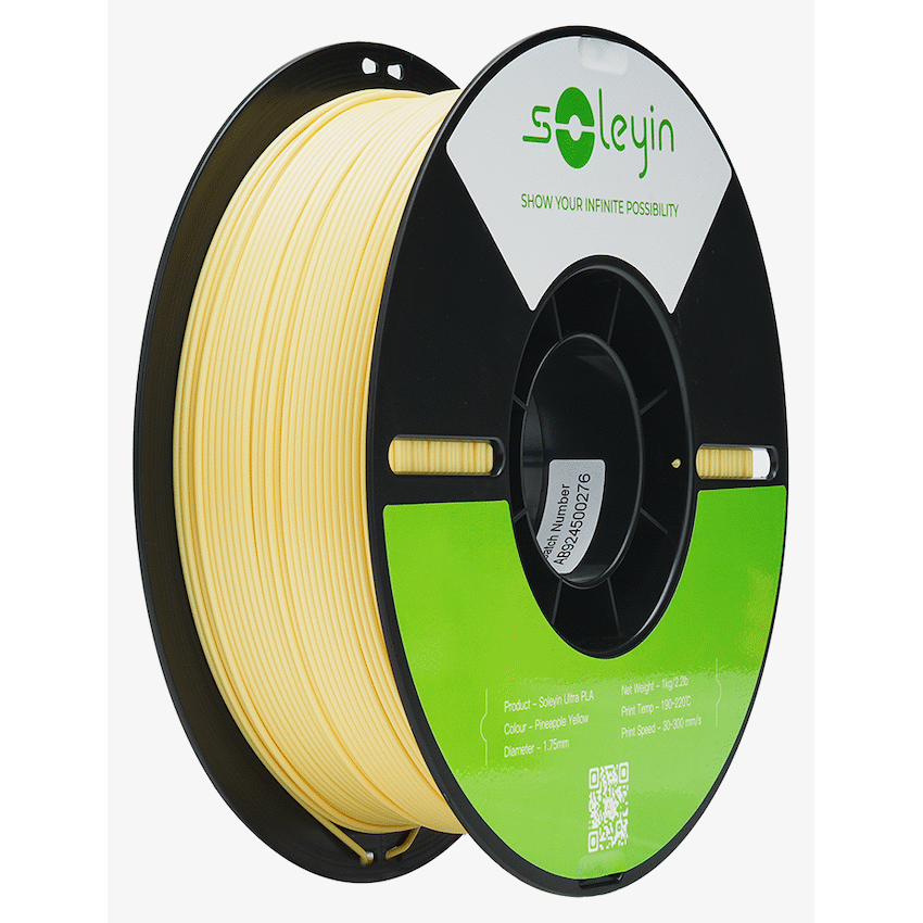 Creality 1.75mm Soleyin Ultra PLA Filament - Pineapple Yellow 1Kg | 3301010506